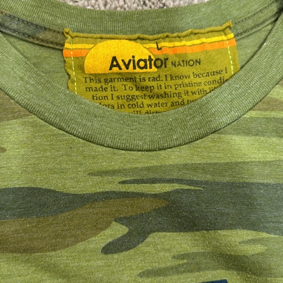 Aviator nation, Camo-  size large - rare find very soft!! - Picture 5 of 8